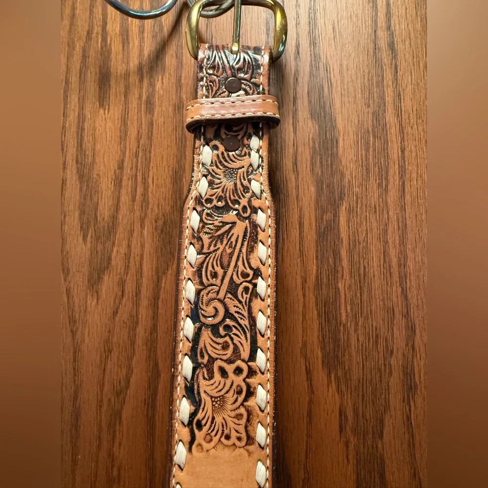 Tooled Leather Kid's Nocona Belt